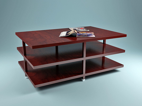 3d model occasional journals table - OCCASIONAL Journals_table.rar by kupfer